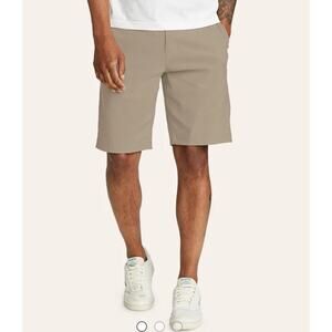 Eddie‎ Bauer Beige Performance Outdoor Stretch Cargo 10” Shorts Mens 38 (1937)